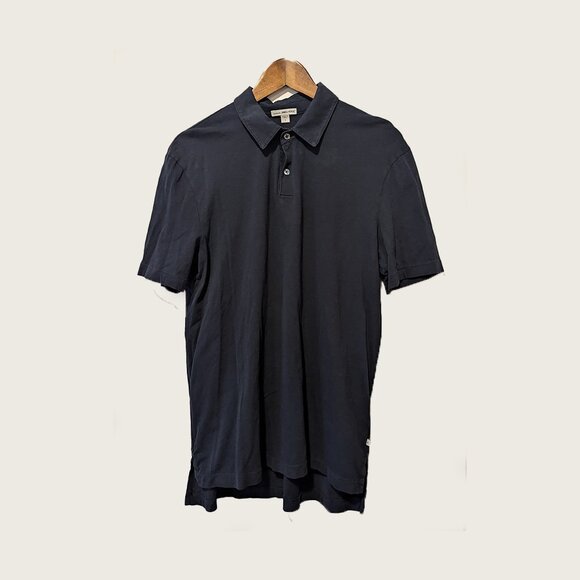 JAMES PERSE - Navy short sleeve polo shirt - Sz 1 - Picture 1 of 7